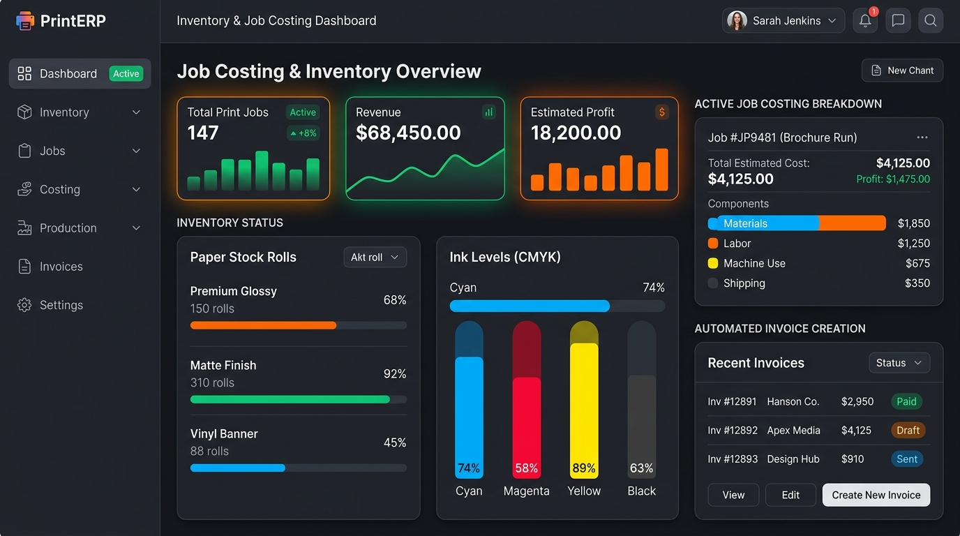 PrintERP Sales & Invoicing Feature Preview